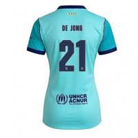 Barcelona Frenkie de Jong #21 Kolmaspaita Naiset 2026-27 Lyhythihainen